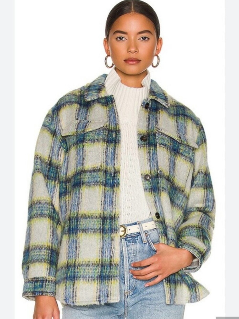 Rails "Turner" plaid Shacket Sz S